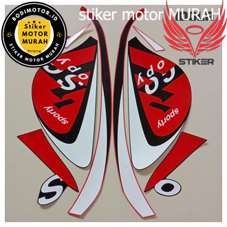 Stiker Striping Honda Scoopy Sporty 2022 - List Stiker Standar Scoopy Sporty 2022 - Striping Standar