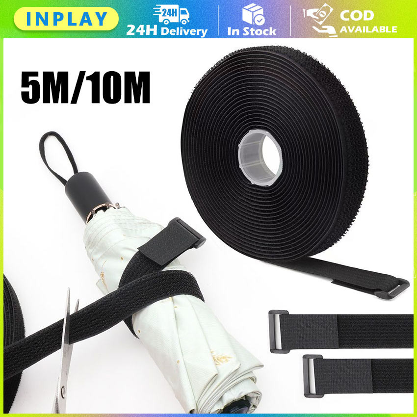 

5M/10M Velcro Cable Tie / Pengikat Kabel Serbaguna / Organizer Nylon Fastener