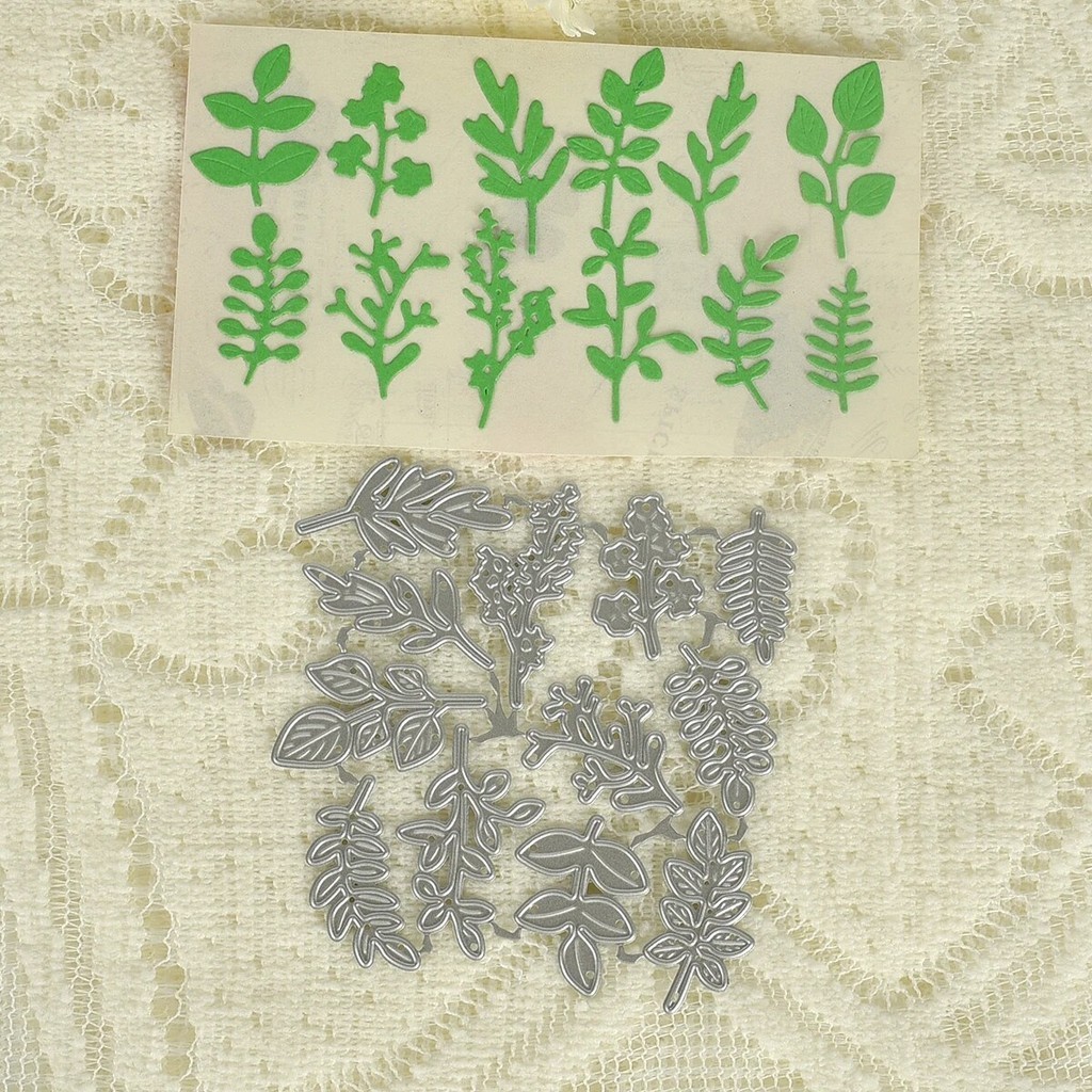 

Fence Grass Leaf Chinese Rose Flower Metal Cutting Dies For Scrapbook Embossing DIY Craft