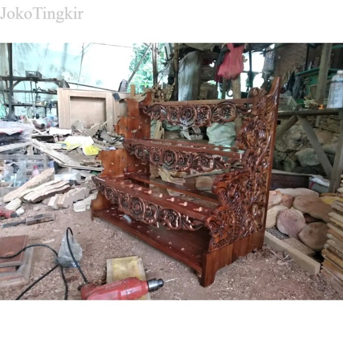 

jagrak keris isi 30 ukir nagaa finishing KJM1122 murah
