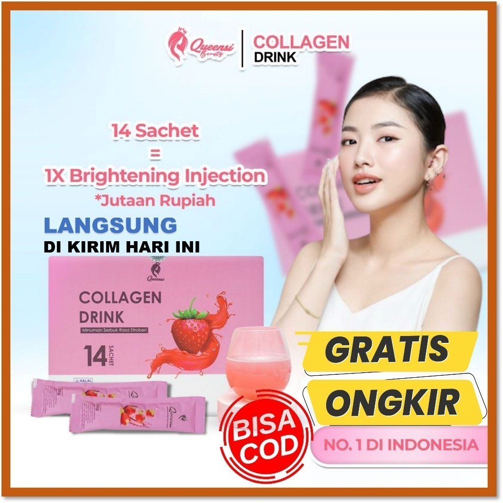 

QUEENSI COLLAGEN DRINK 100% BPOM | QUEENSl MINUMAN KOLAGEN | MINUMAN PENCERAH KULIT QUENSI KOLAGEN 100% Bubble Wrap Packing Tambahan # Biar lebih AMANBubble Wrap Packing Tambahan # Biar lebih AMANBubble Wrap Packing Tambahan # Biar lebih AMANBubble Wrap