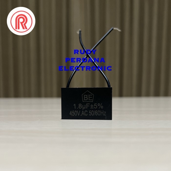KAPASITOR KOTAK KIPAS ANGIN POMPA AIR 1.8UF 450V 1.8 UF 450 VOLT CBB61 -LB24