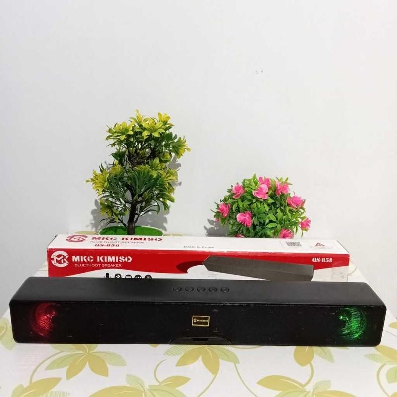 MKC KIMISO NOIR Speaker Soundbar QS 858 MKC Kimiso Full Bass High Quality