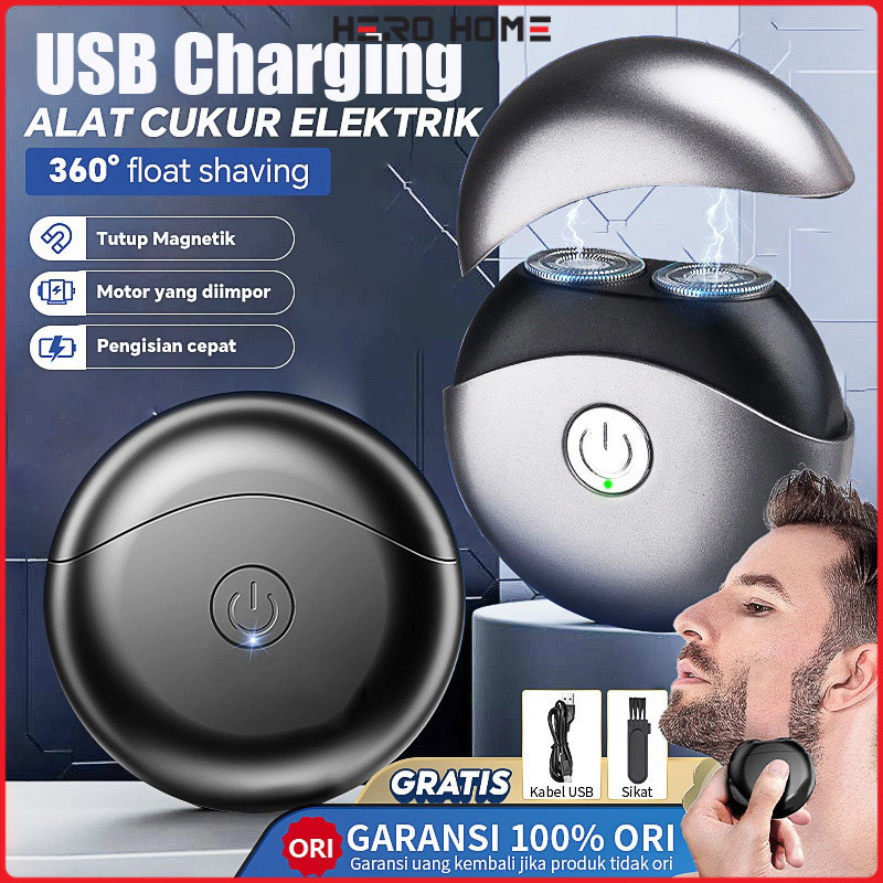 Alat Pencukur Cukur Bulu Jenggot Dan Kumis Kemaluan Pria Wanita Elektrik Electric Mini Shaver Portab