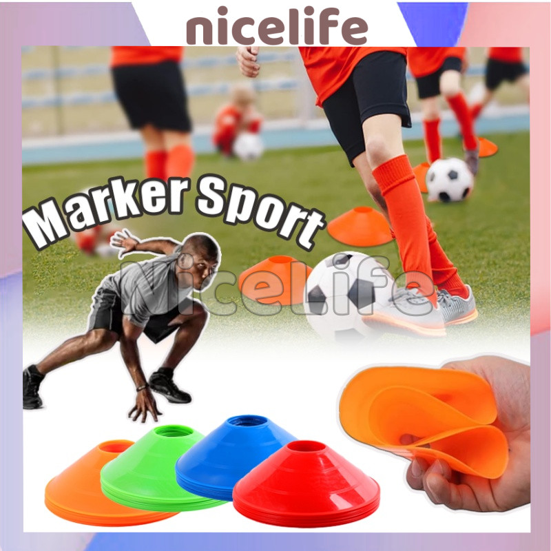 Cone Mangkuk Bola Sepak / Training Bola Kaki Basket Futsal Mangkuk Kun / Alat Olahraga Marker Sports