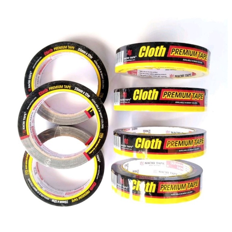 

Lakban Hitam / cloth tape nachi 23 mm