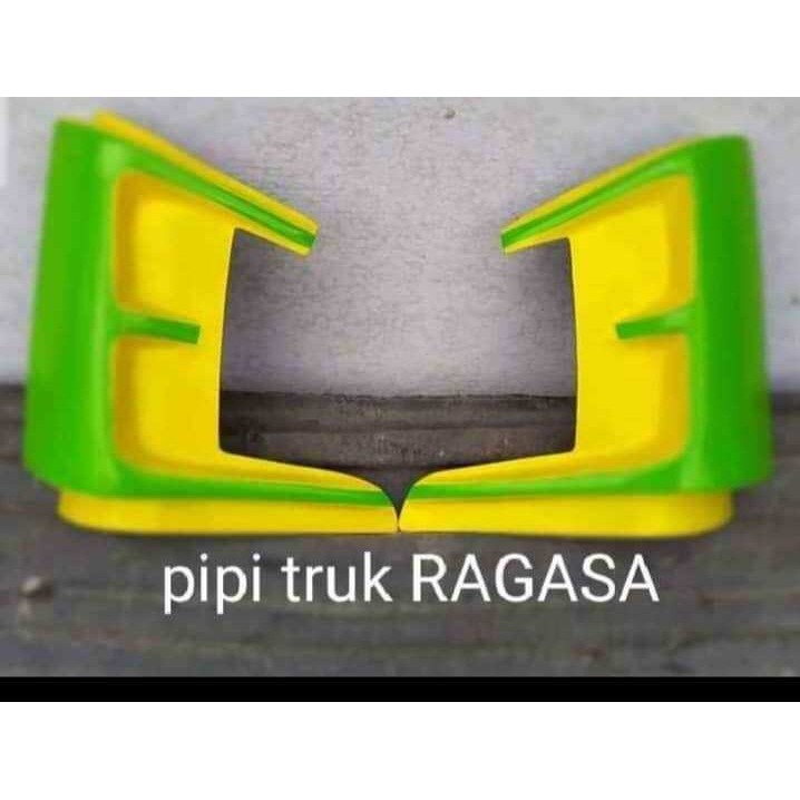 aksesoris truk pipi Ragasa berbahan fiber berkualitas dan tebal