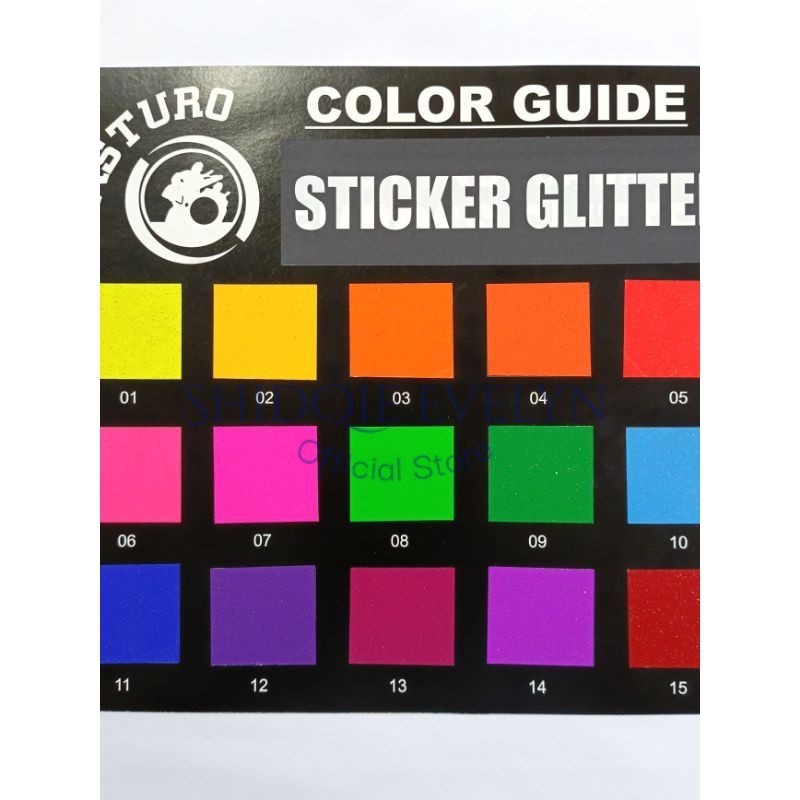 

ASTURO Kertas Sticker Glitter 32X52