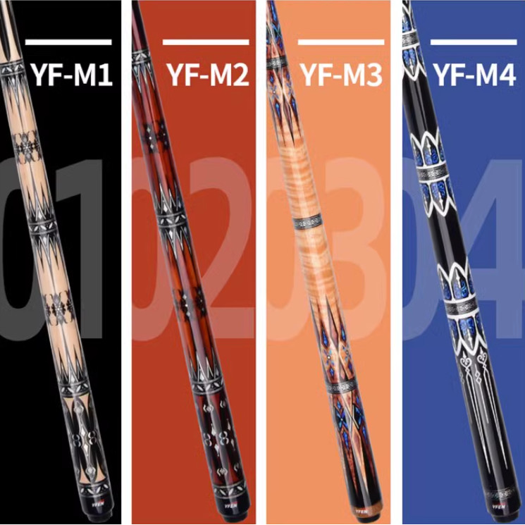 Stick Billiard Carbon Yfen M1-M2-M3-M4 Series || Pool Cue Carbon Fiber YFEN M Series