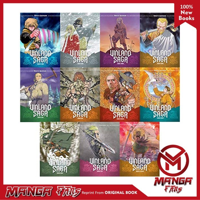 Komik Manga: Vinland Saga Volume 1-14 Complete Manga English