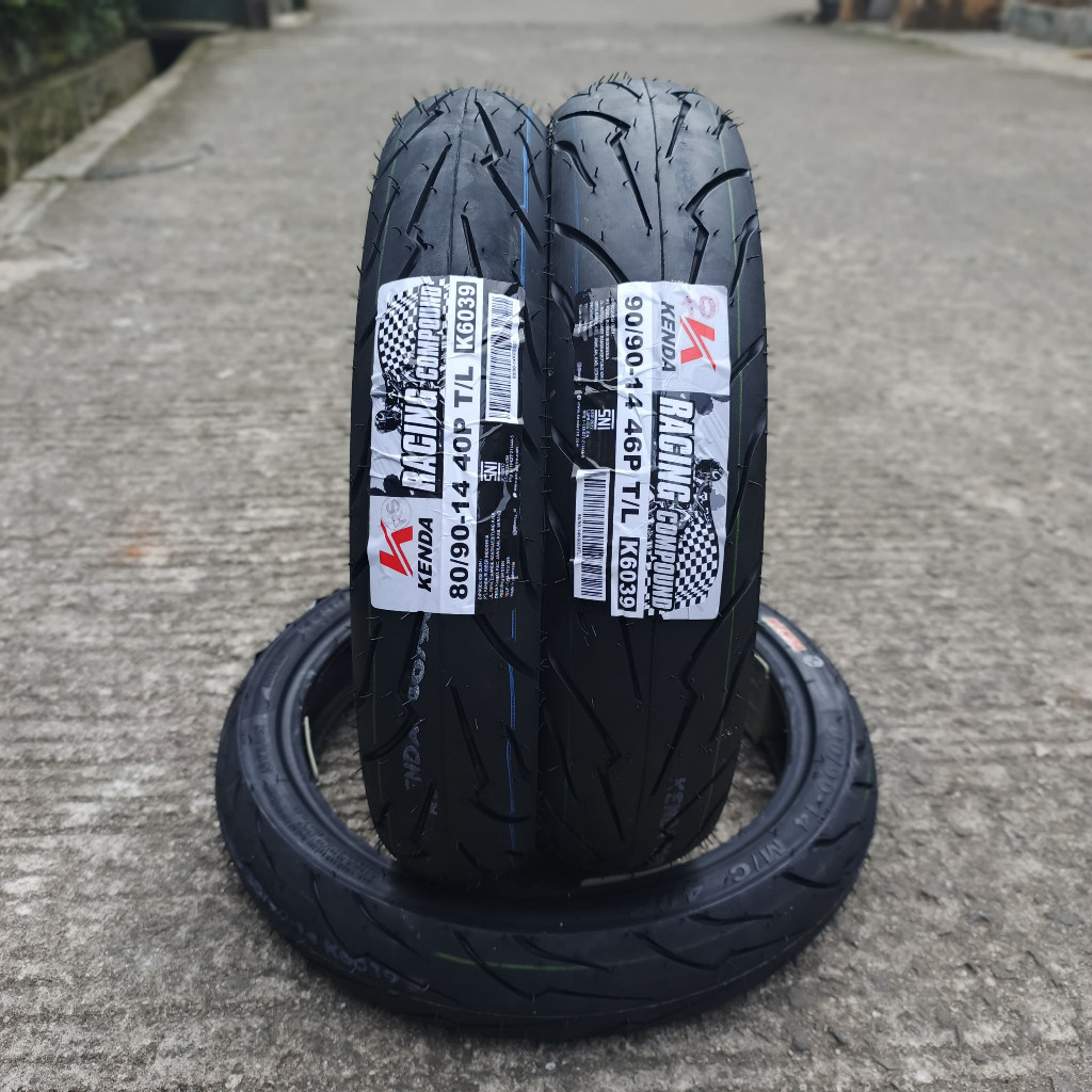 Ban Motor Ring 14 Kenda K6039 80/90 90/90 Racing Compound / Soft Compound Tubeless