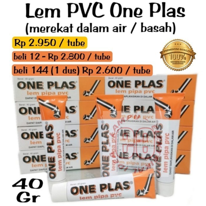 

Lem PVC tube GOAT PLAS 40 gr - lem special untuk pipa & fiting pvc BAGUS BERKWALITAS