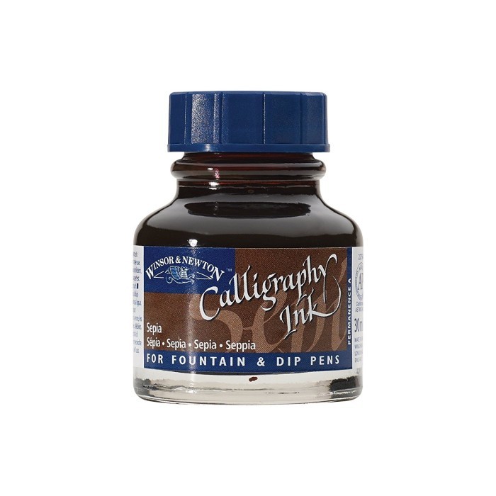 

[TERLARIS] Tinta Kaligrafi Winsor & Newton 30ml Bottle Calligraphy Ink - SEPIA