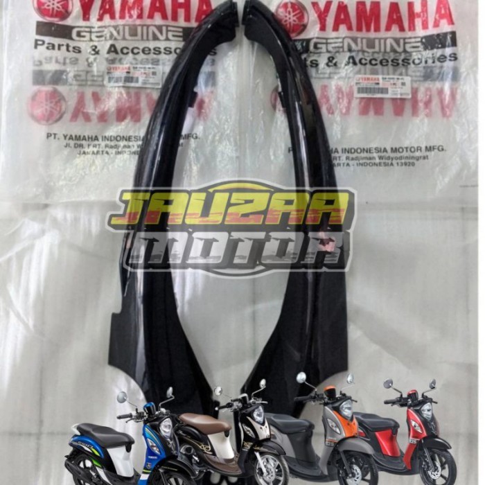 COVER UNDER MOLE DEK BAWAH FINO FI 125 GRANDE BJ8-F8395-00 BJ8-F837D - HITAM (P2), KANAN