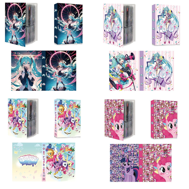 

My Little Pony Virtual Idol Hatsune Miku 240 Pack Cards Album Map Letter Folder Binder Notebook Game Collection Gift Toy Card