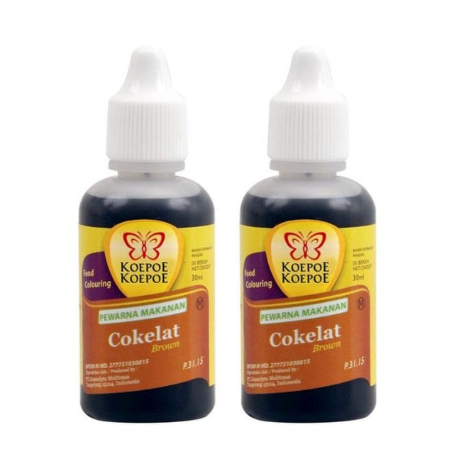 

Koepoe Koepoe Pewarna Makanan 30ml | Coklat - ABH
