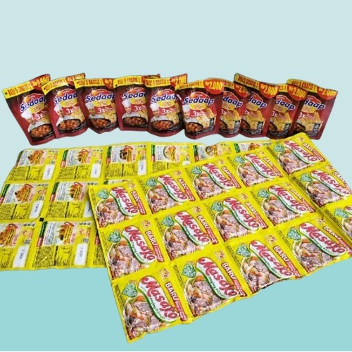

BagusAw17 10 Pcs Kecap Sedap Dan 3 Renceng Masako Sapi / Ayam ( 36 Sachet ) Penyedap Masakan B1