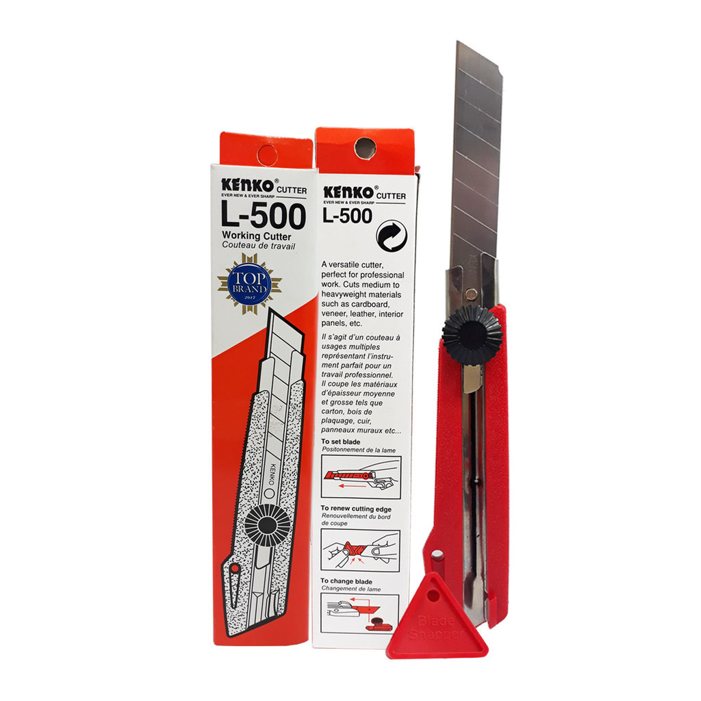 

Pisau Cutter Besar Kenko L-500 BESAR M&G ASS91427 Warna