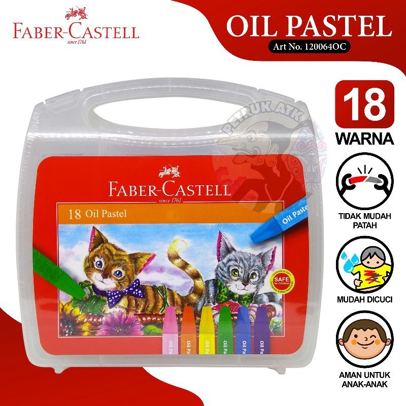 

CRAYON OIL PASTEL 18 COLOUR FABER-CASTEL
