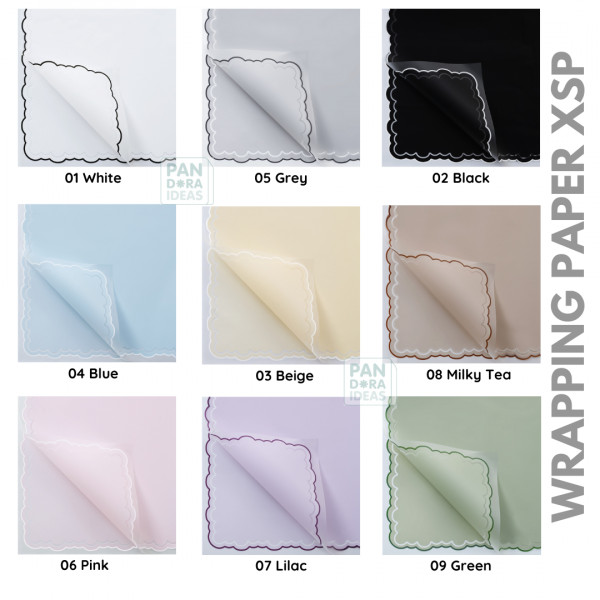 

Wrapping Paper Kertas Bunga List Ulir XSP