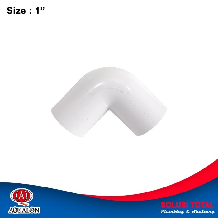 Knee Knie Elbow PVC Putih 1" 1 Inch AQUALON HIDROPONIK