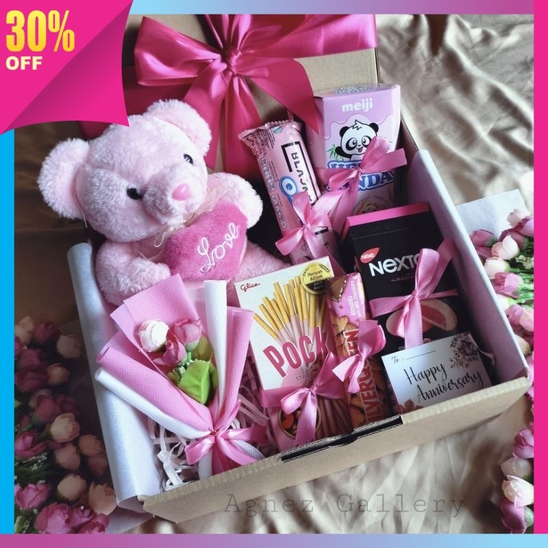 

kado buat pacar gebetan bestie Unik Kreatif Lucu / Hampers Coklat Snack Box / Kado Valentine Ulang Tahun Wisuda Natal / Souvenir Ulang Tahun / Snack