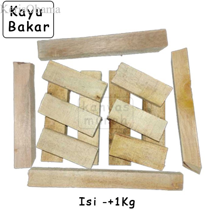 

Kayu Bakar BBQ Cacah Albasia 1 Kg Kayu Kering Api Unggun murah