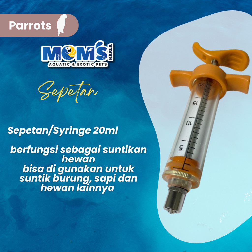 Sepetan/Syringe 20ml Spet Burung