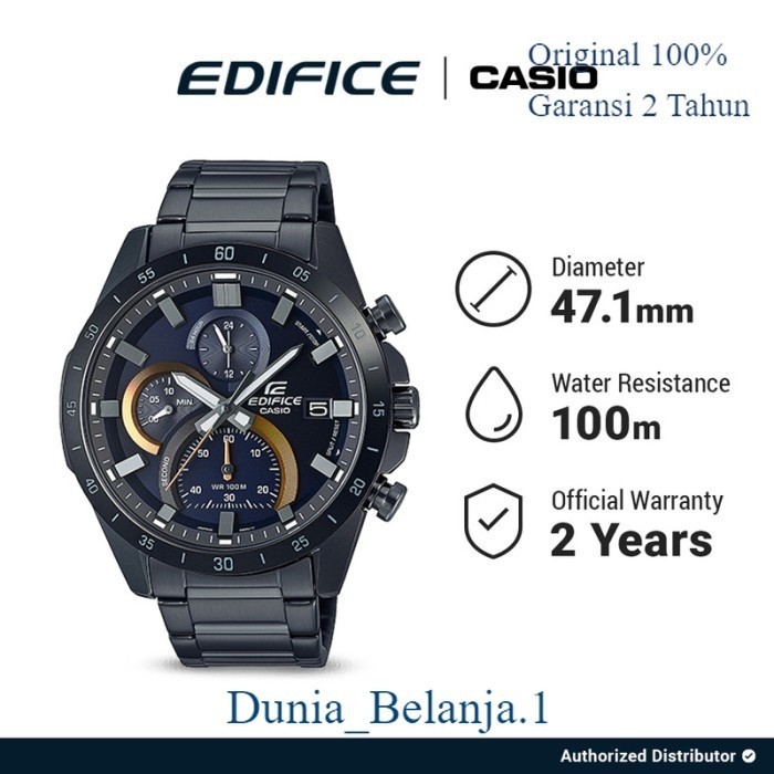 ORIGINAL 100% Casio Jam Tangan Pria Edifice EFR-571DC-2AVUDF Analog Garansi resmi 2 Tahun