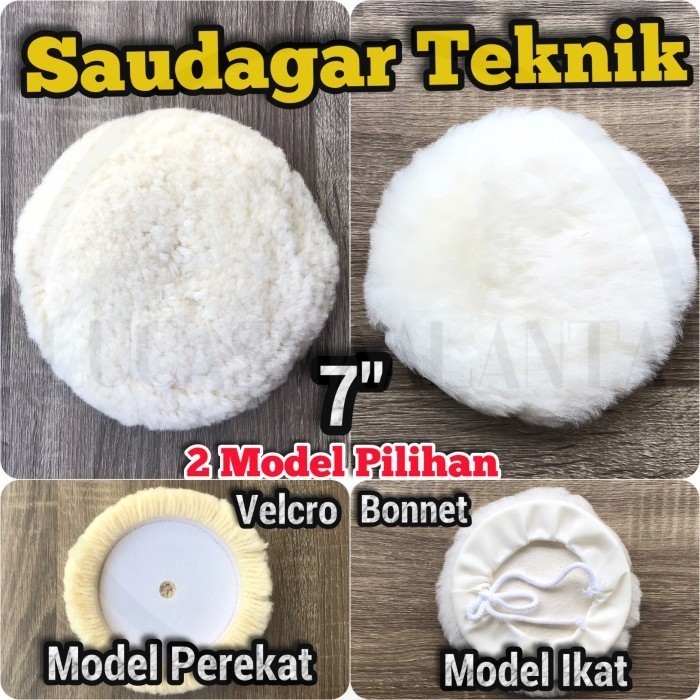 Wool Woll Poles 7 inch Velcro Bulu Poles Polishing Pad 7" - Ikat