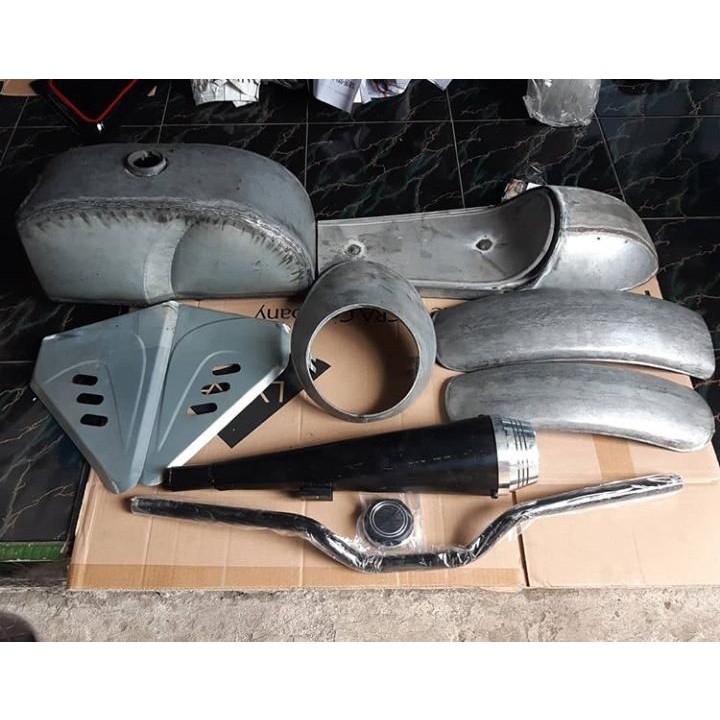 [GM] paket full set caferacer motor custom pnp tiger megapro thunder scorpio