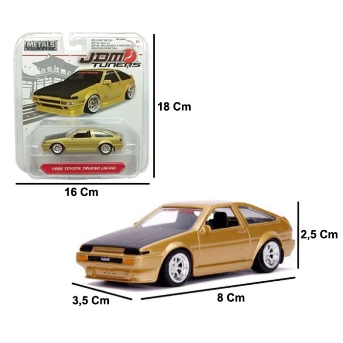 Jada - JDM tuners 1986 Toyota Trueno (AE86) Skala 1:64