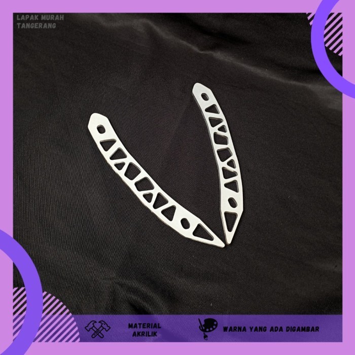 GARNISH WINDSHIELD VISOR NMAX OLD TAHUN 2015 - 2019 NMAX NEW NMAX TURBO NMAX S NMAX NEO TECHMAX 2024