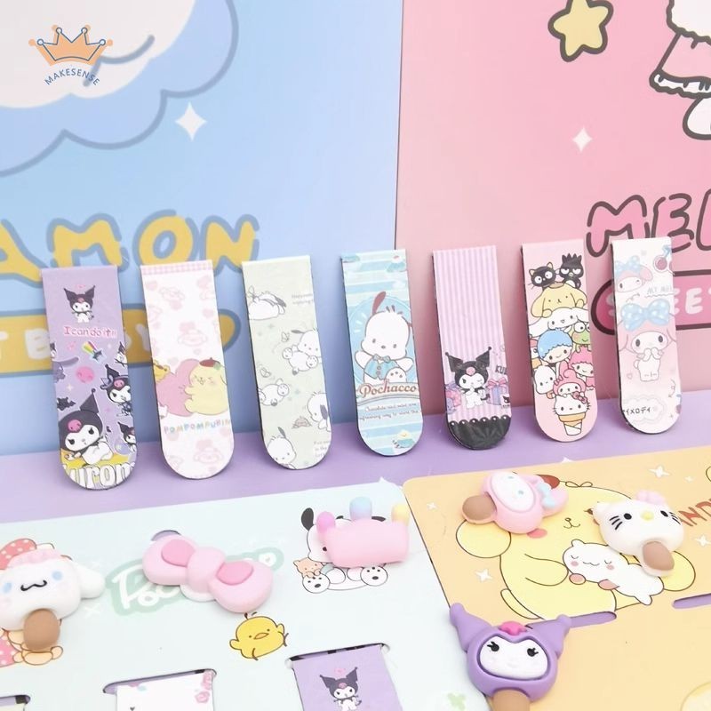 

Magnetik Kreatif Klip Buku Magnet Alat Tulis Kartun Siswa Penanda Klip Buku Magnet MK