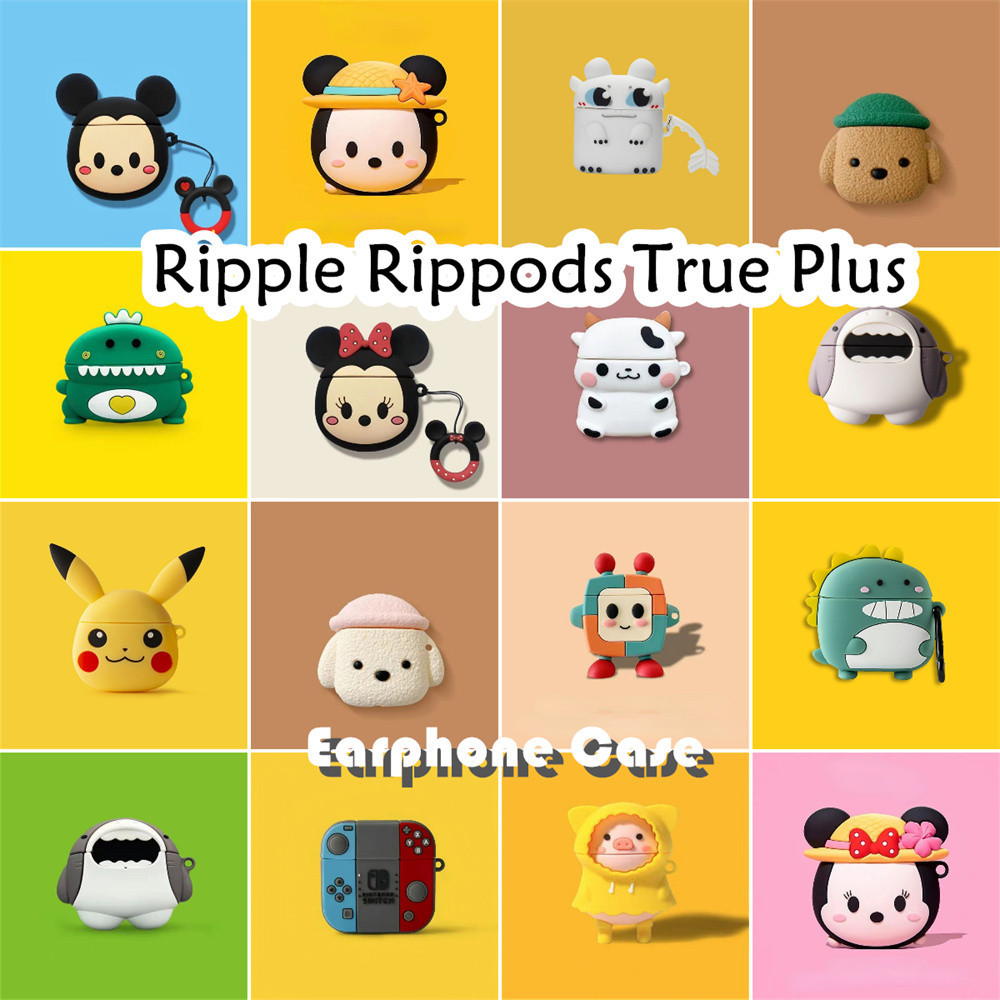 【inovasi】Untuk Ripple Rippods True Plus Case Trendi Kartun Permainan Soft Silicone Earphone Case Cov