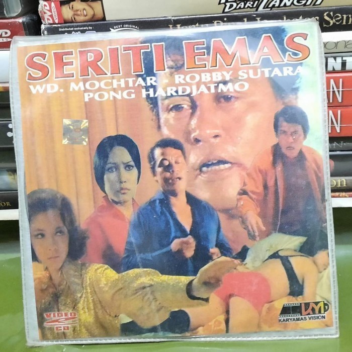 Original VCD Seriti Emas Film Jadul