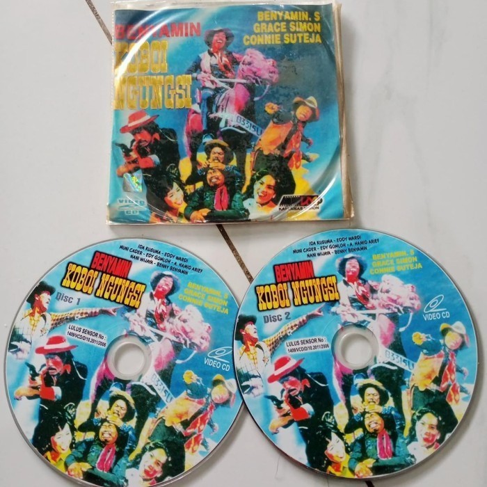 Original VCD Benyamin S Koboi Ngungsi Film Jadul Benjamin