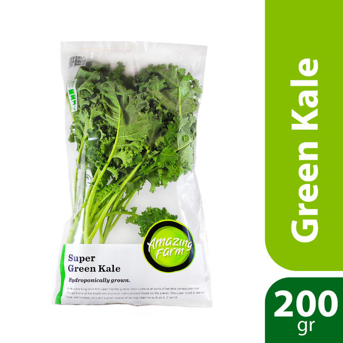 

Super Green Kale Hidroponik 200 gram Amazing Farm