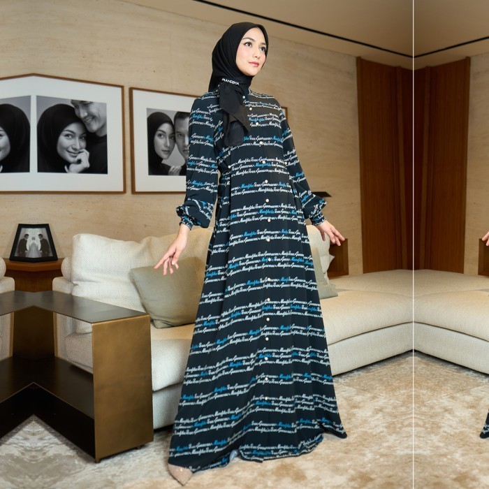 Dress Muslim Mandjha Ivan Gunawan - Gezzete | Abaya Gamis Jumbo - S