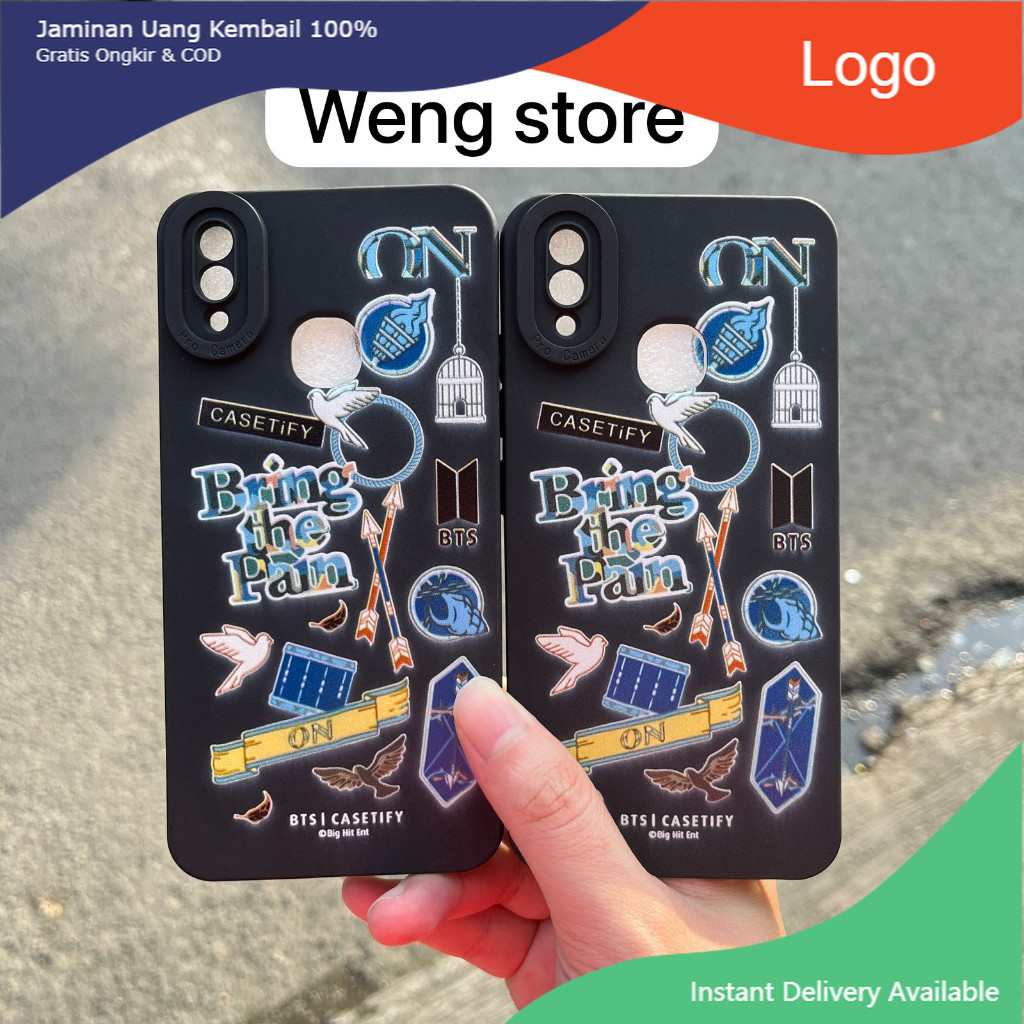 SILIKON PRO CAMERA MOTIF CASETIFY BTS FOR SAMSUNG VIVO XIAOMI REALME OPPO