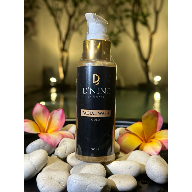 D’NINE SKINCARE FACIAL WASH GOLD / GOLD SERIES DNINE / 100ml / BPOM DNINE SKINCARE