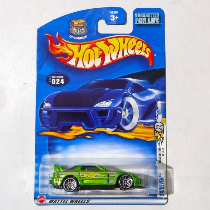 Hot Wheels 24/Seven 24 Seven hijau 2003 First Editions