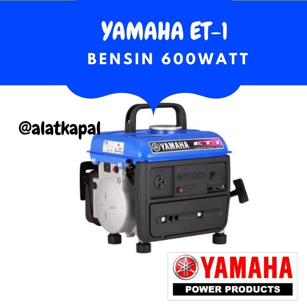 MESIN GENSET YAMAHA ET-1 GENERATOR BENSIN ET 1 600 WATT