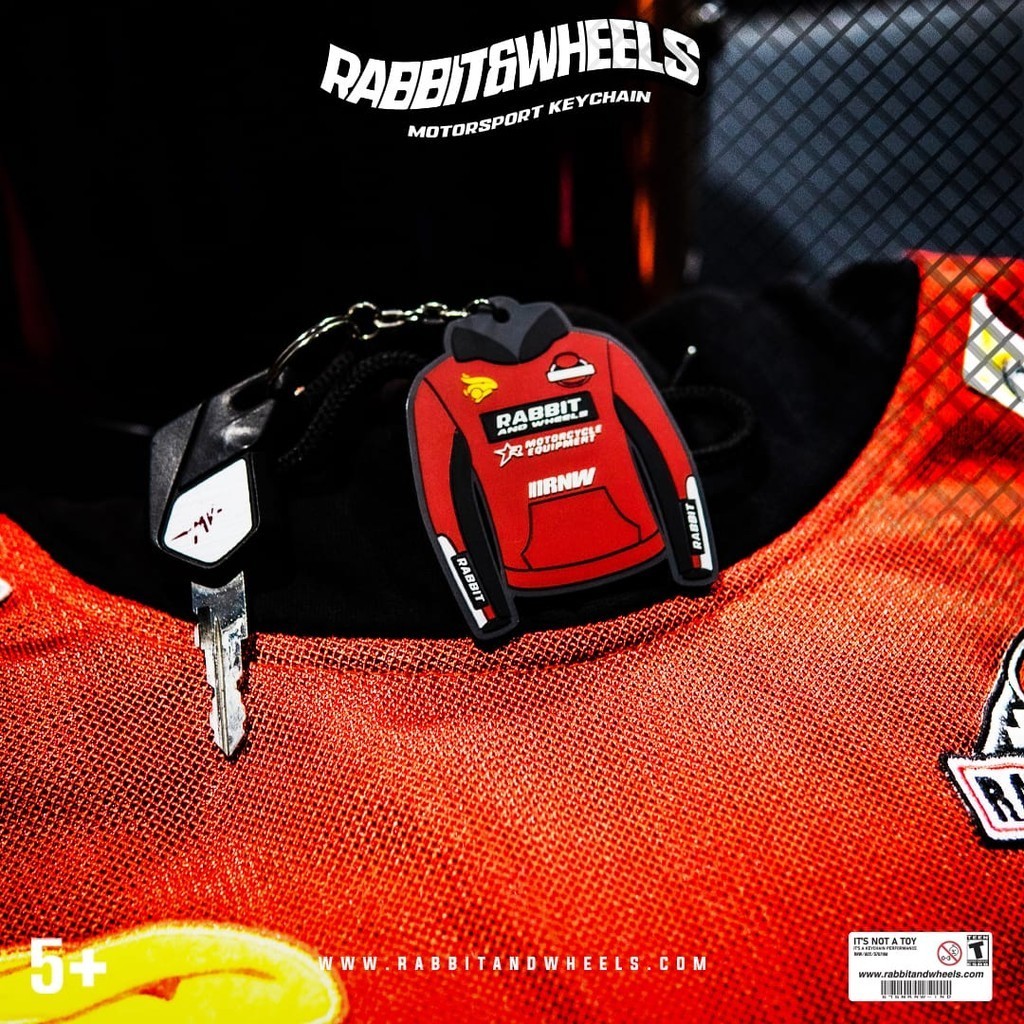 KEYCHAIN JARVIS RABBIT AND WHEELS