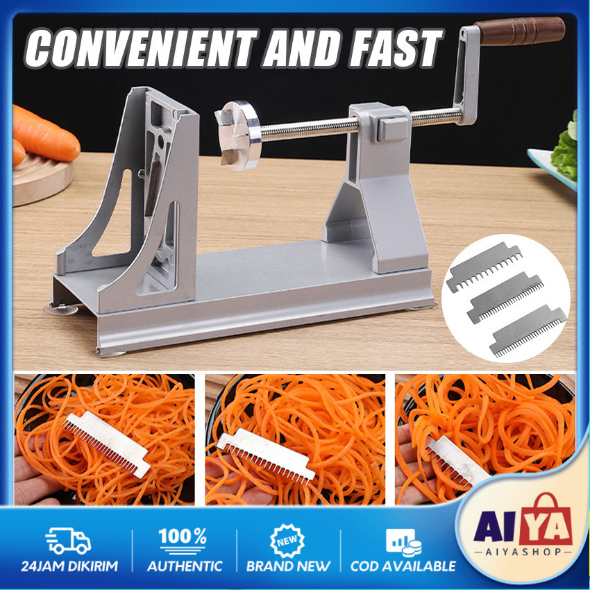 Alat Pemotong Sayuran Dan Buah Multifungsi 4 Jenis Alat Parut Kentang Tipis Vegetable Slicer Manual