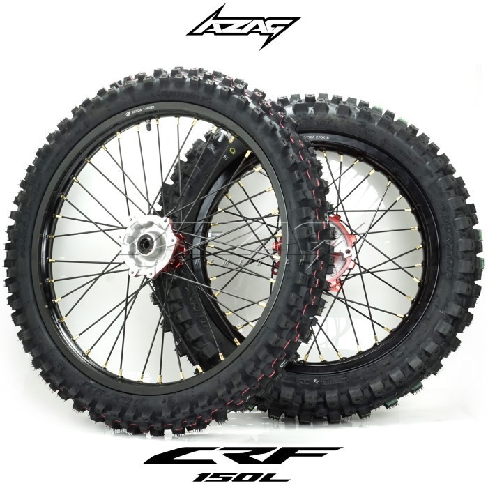 WheelSet Trail 21 18 Velg Expedition CRF 150L Ban Dunlop CRF150