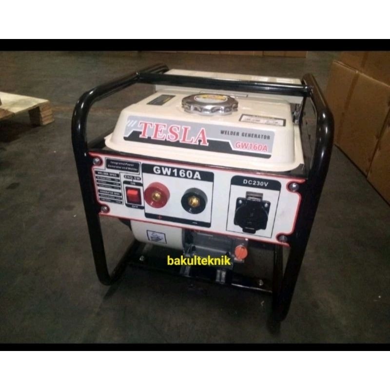 genset las 160 ampere tesla genset 2in1 las genset