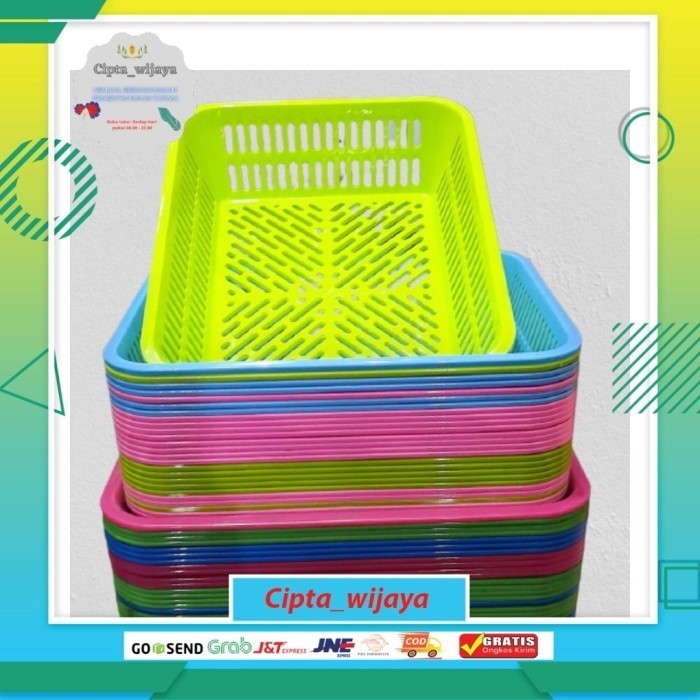 KERANJANG PLASTIK KECIL KOTAK