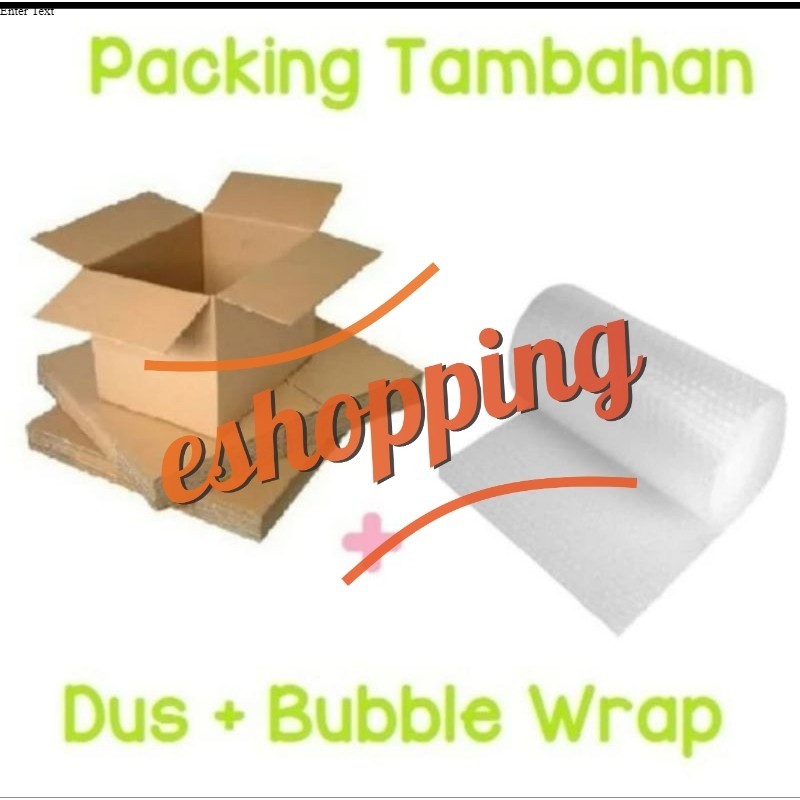 

TAMBAH PACKING BUBBLE WRAP + DUS TEBAL ORI