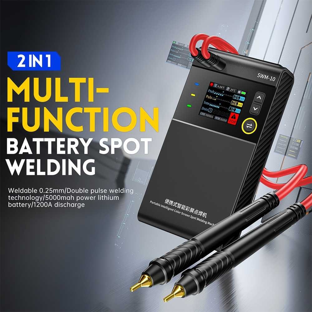 Mesin Las Mini Portable Spot Welding Machine Power Bank 5000mAh - SWM-10